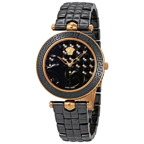 Versace Vanitas Watch in Black 